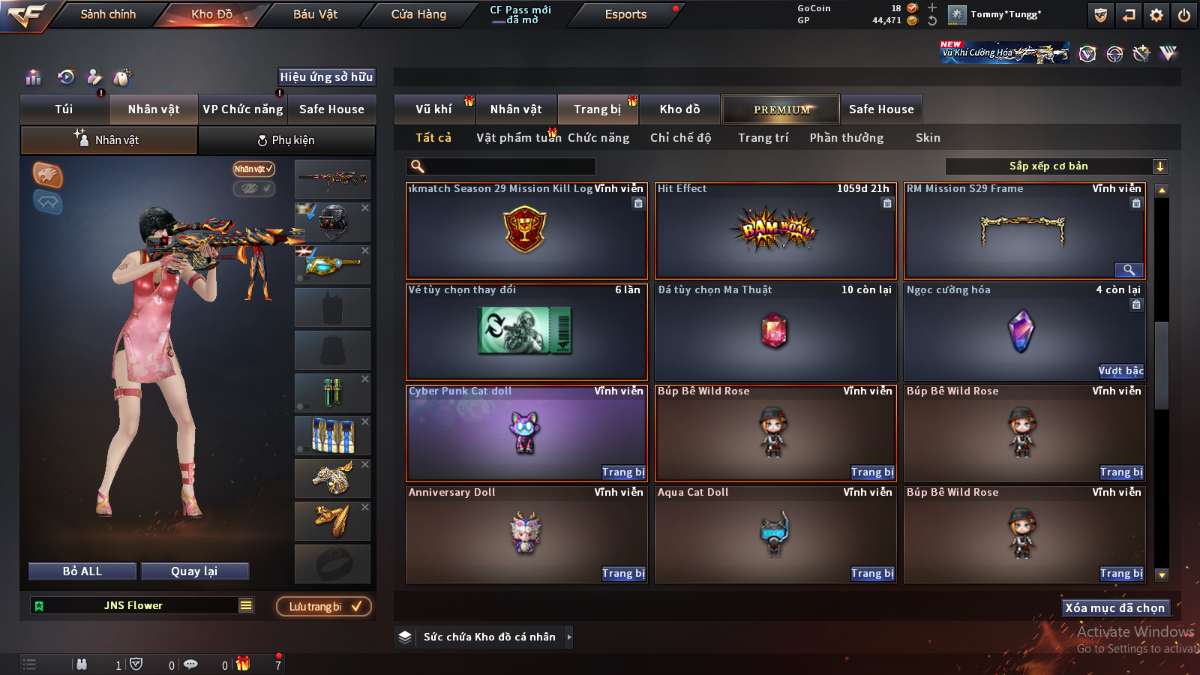 shop acc cf uy tin gia re